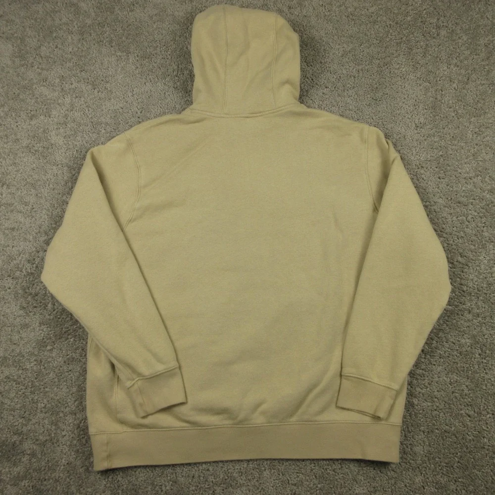 Nike Sweater Mens 2XL Beige Sportswear Club Fleece Pullover Hoodie Sweatshirt‎